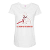 i'll show you the dark side Maternity Scoop Neck T-shirt