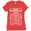 vintage made in 1975 Ladies Fitted T-Shirt
