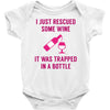 rescued some wine Baby Onesie
