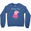 peppa pig auntie pig Crewneck Sweatshirt