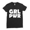 girl power Ladies Fitted T-Shirt