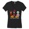 Hallowentown Lock Shock And Barrell Women's V-Neck T-Shirt