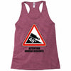 warning descent Racerback Tank