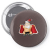 funny flashing naked nude christmas santa claus Pin-back button