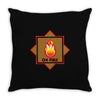 ON FIRE Throw Pillow