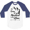 Going To The Mountains Is Going Home 3/4 Sleeve Shirt
