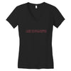 i love you but if zombies cgase us i'm tripping you Women's V-Neck T-Shirt