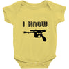 i love you and i know1 Baby Onesie