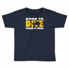 born to dive forced to work Toddler T-shirt