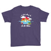 a turtle made it to the water Youth Tee