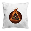 the all seeing eye Throw Pillow