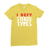 i defy stereotypes Ladies Fitted T-Shirt