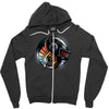 daft yin yang Zipper Hoodie