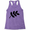 daun hitam Racerback Tank