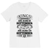 Real Kings Are Born On September 23 V-Neck Tee
