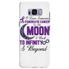 i love someone with pancreatic cancer to the moon &amp; back to infınıty Samsung Galaxy S8 Plus Case