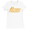 polymer records, ideal gift or birthday present funny Ladies Fitted T-Shirt