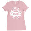 fresh crab Ladies Fitted T-Shirt