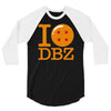 i love dbz 3/4 Sleeve Shirt