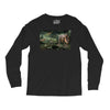 dinosaur attack Long Sleeve Shirts