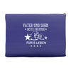 vater und sohn beste freunde Accessory Pouches