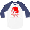 dawn of the dead retro 70s horror zombie film 3/4 Sleeve Shirt