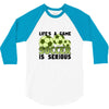 life's a game soccer 3/4 Sleeve Shirt