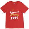 queens are born in 1995 V-Neck Tee