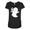 boo drink Maternity Scoop Neck T-shirt