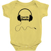 feed me beats Baby Bodysuit