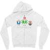 androids Zipper Hoodie